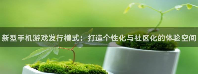 法国蓝狮官网：新型手机游戏发行模式：打造个性化与社区化的体验空间